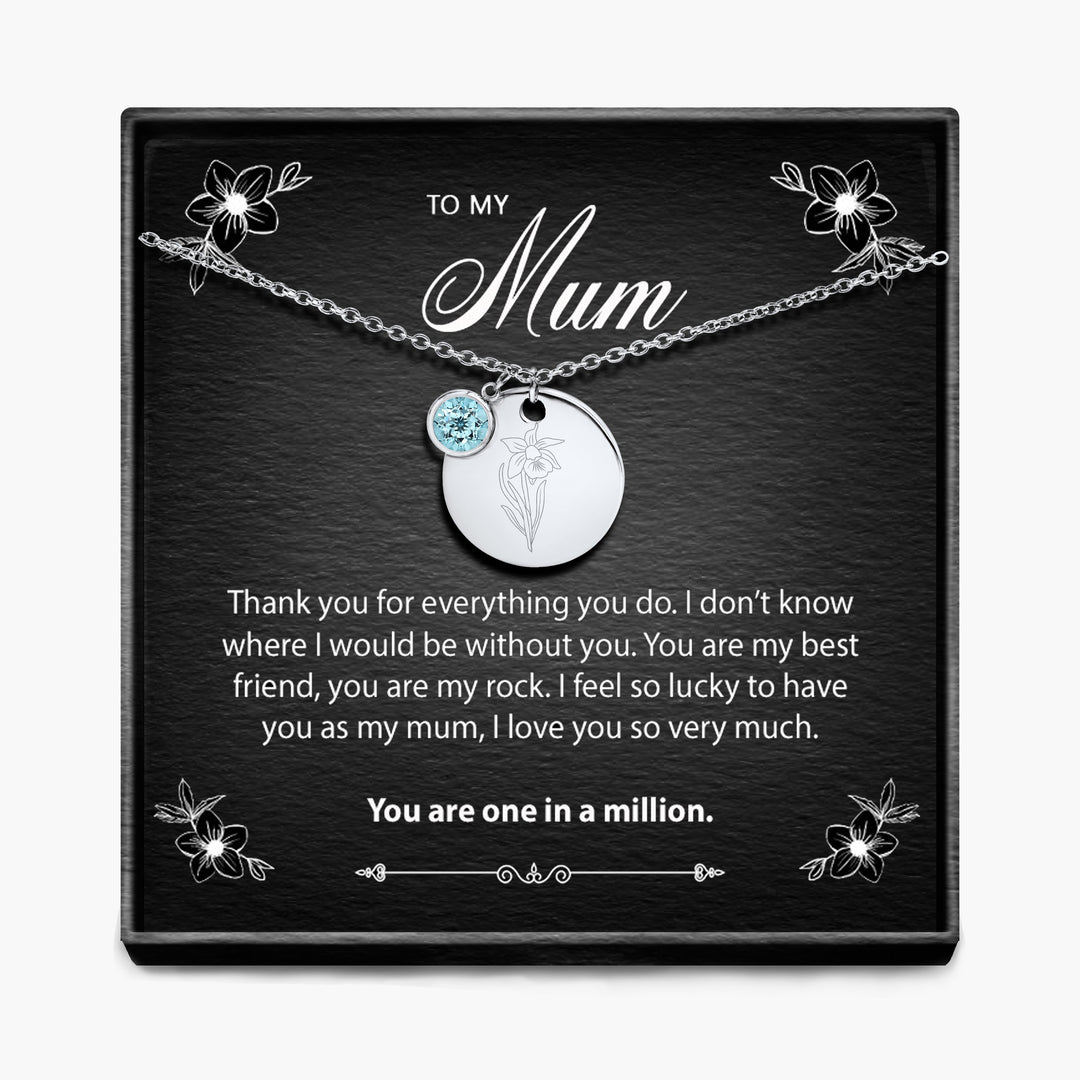 One In A Million - Geboortemaand Hanger Ketting
