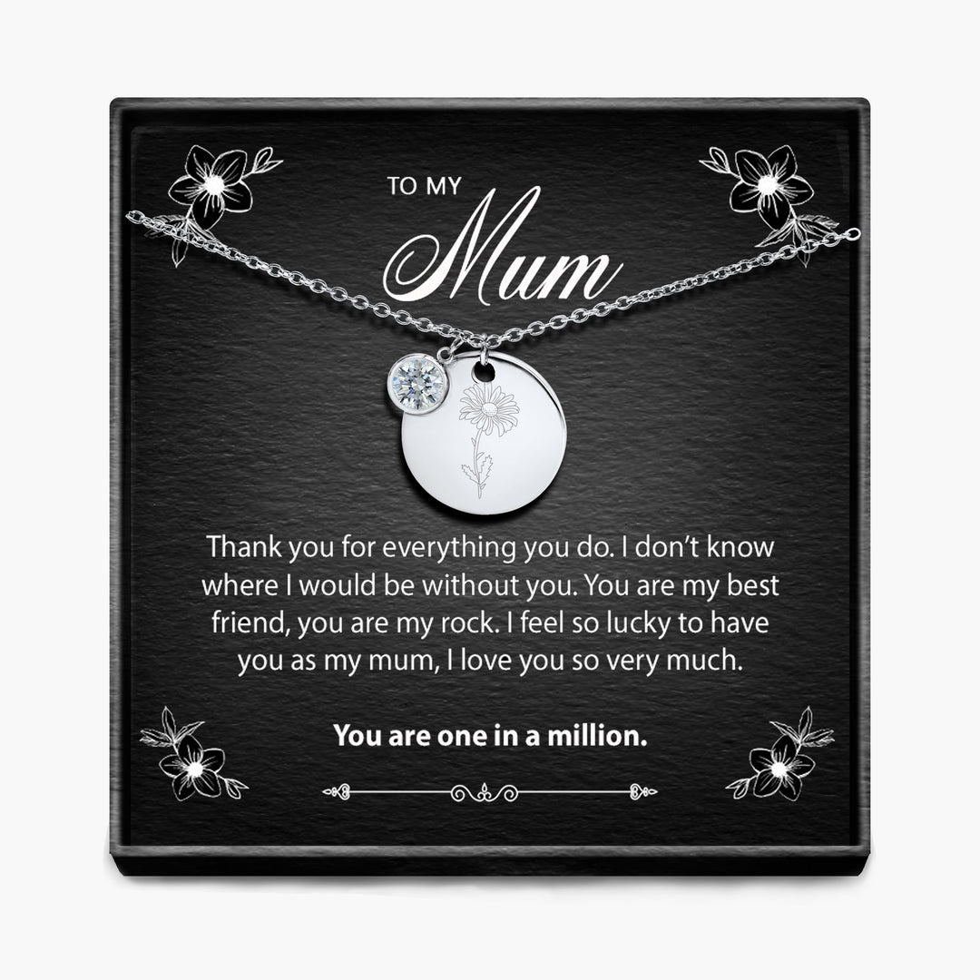 One In A Million - Geboortemaand Hanger Ketting