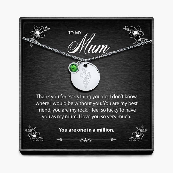 One In A Million - Geboortemaand Hanger Ketting