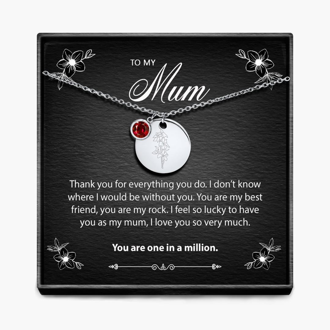 One In A Million - Geboortemaand Hanger Ketting