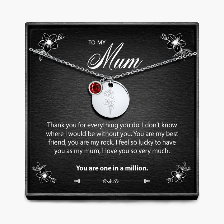 One In A Million - Geboortemaand Hanger Ketting