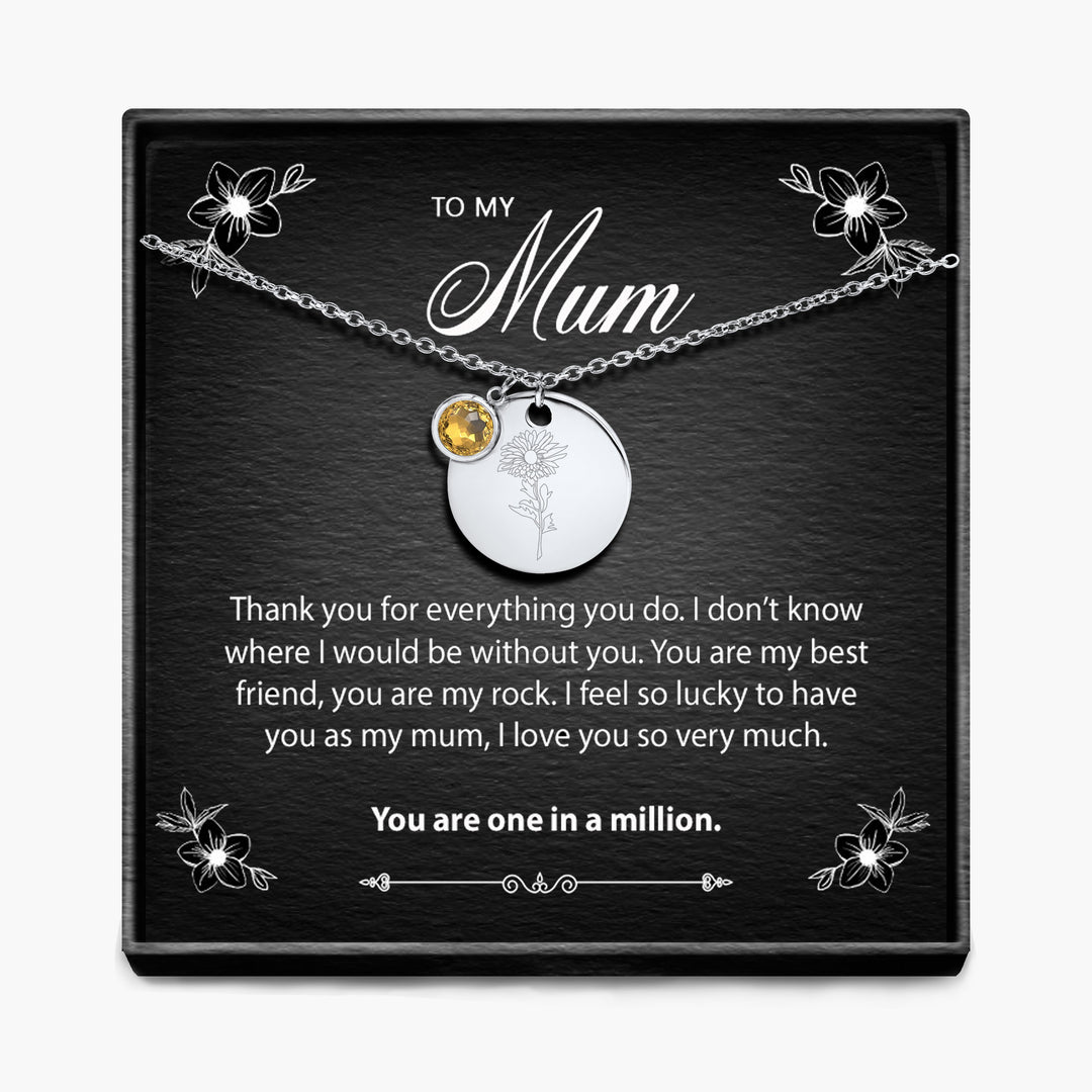 One In A Million - Geboortemaand Hanger Ketting