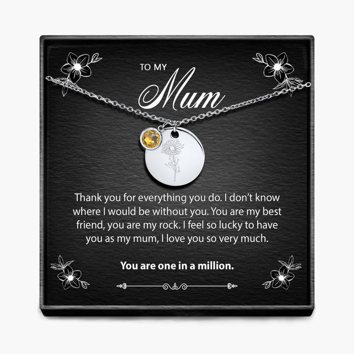 One In A Million - Geboortemaand Hanger Ketting