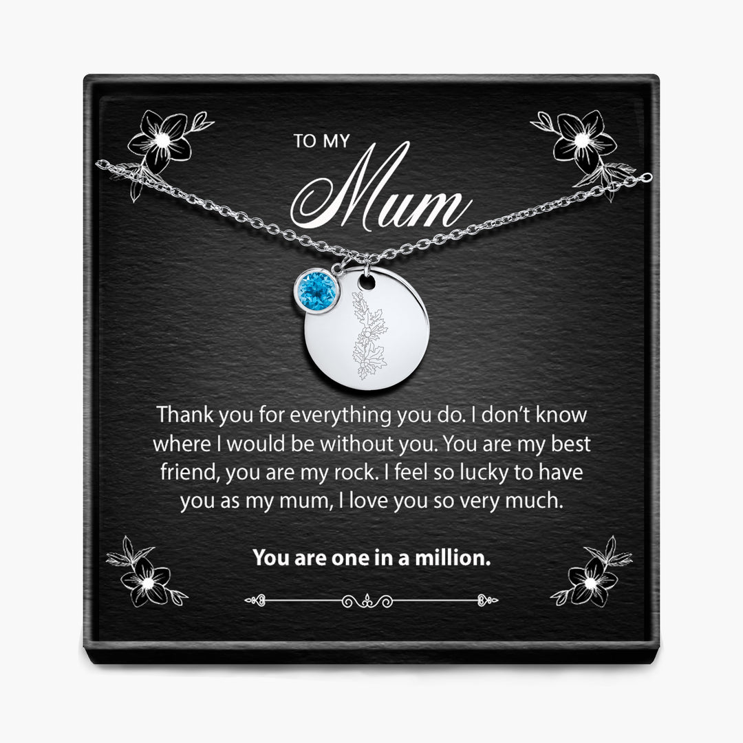 One In A Million - Geboortemaand Hanger Ketting