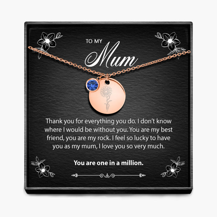 One In A Million - Geboortemaand Hanger Ketting
