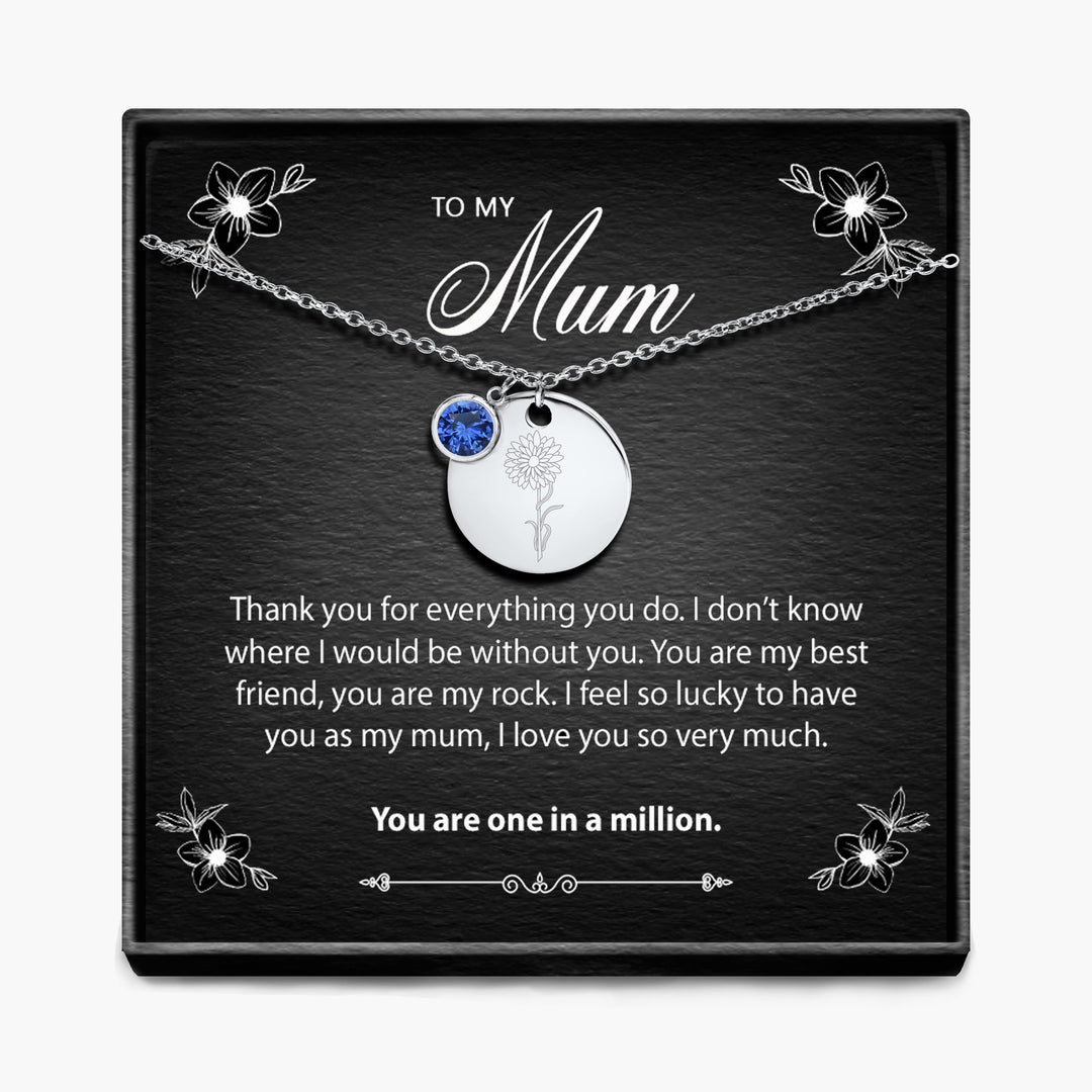 One In A Million - Geboortemaand Hanger Ketting