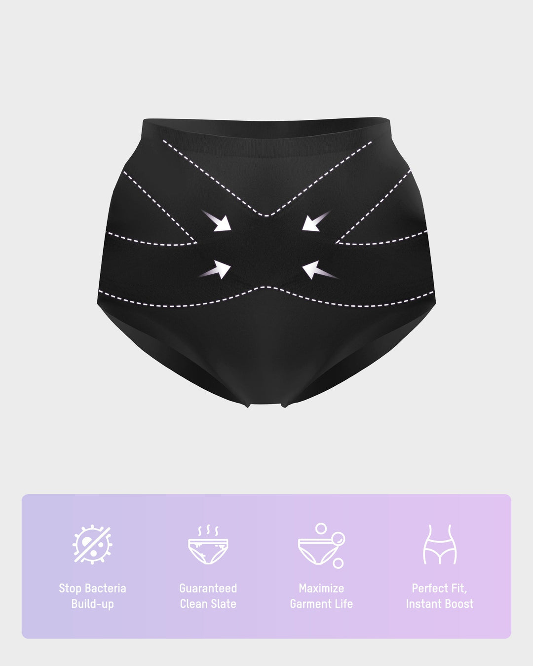 Naadloze High Waist Corrigerende Slips (5-pack)