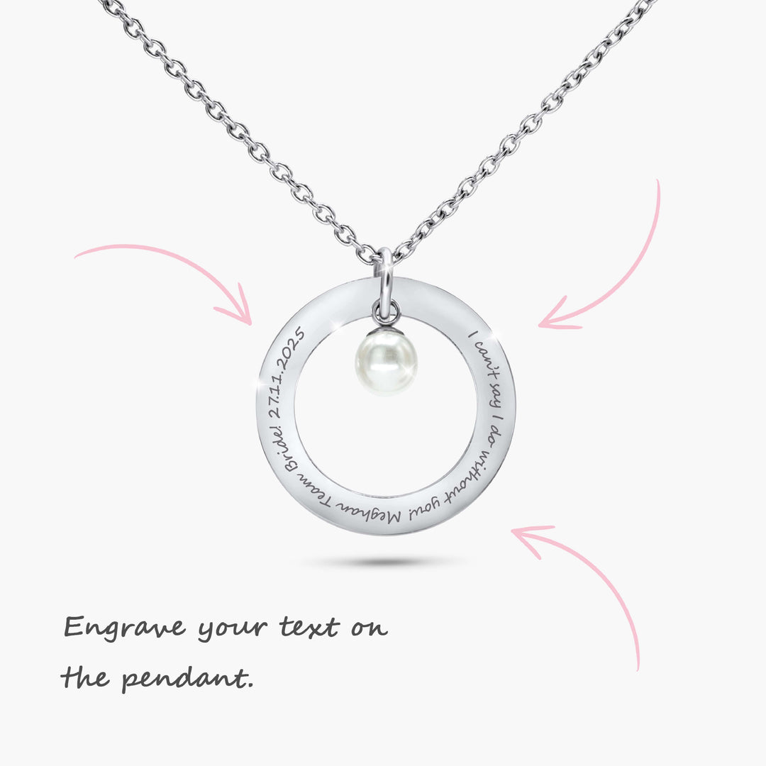 Wil je mijn bruidsmeisje zijn - Parelketting