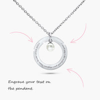 Wil je mijn bruidsmeisje zijn - Parelketting