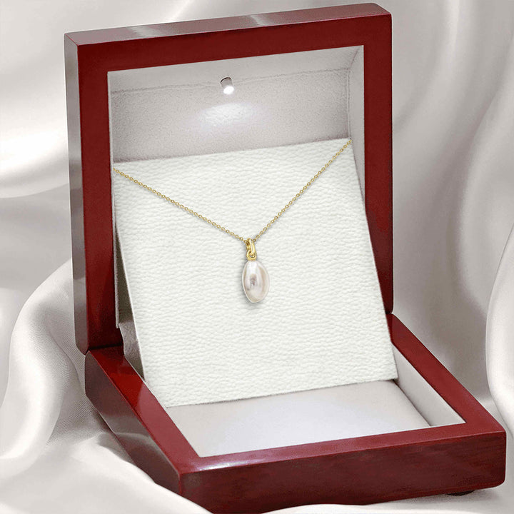Zoetwater Barokke Parel Hanger Ketting