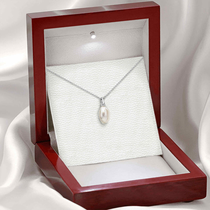 Zoetwater Barokke Parel Hanger Ketting