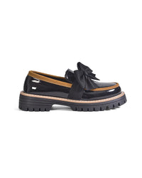Valerie Bow Plateau Loafers