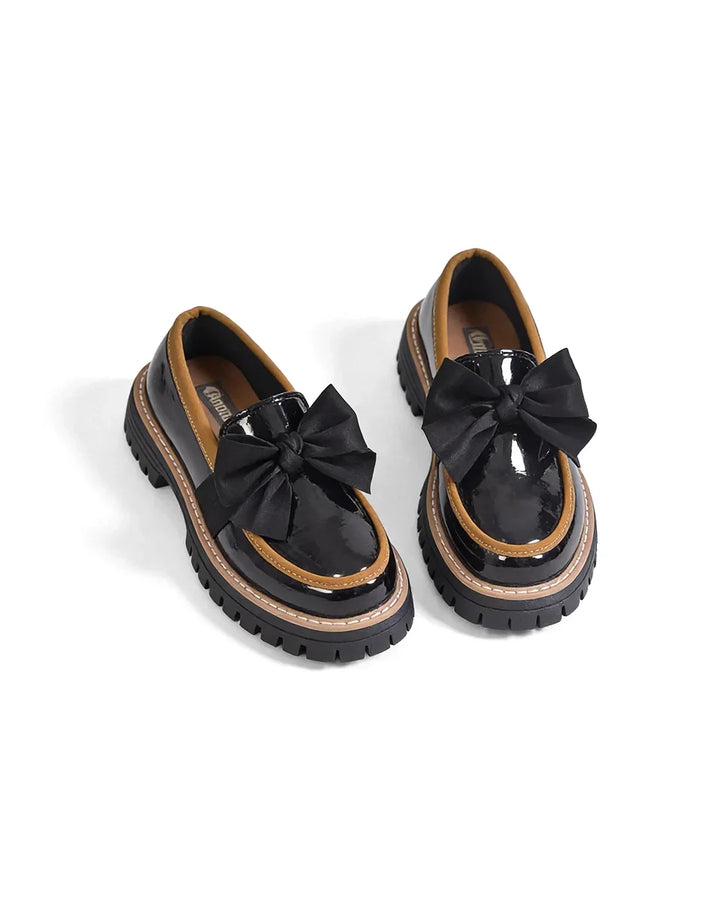 Valerie Bow Plateau Loafers