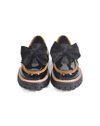 Valerie Bow Plateau Loafers