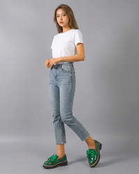 Valerie Bow Plateau Loafers