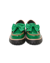 Valerie Bow Plateau Loafers