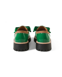 Valerie Bow Plateau Loafers