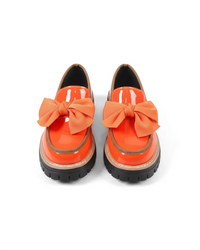 Valerie Bow Plateau Loafers