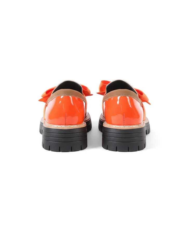 Valerie Bow Plateau Loafers