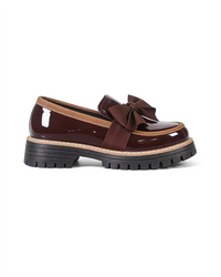 Valerie Bow Plateau Loafers
