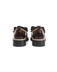 Valerie Bow Plateau Loafers