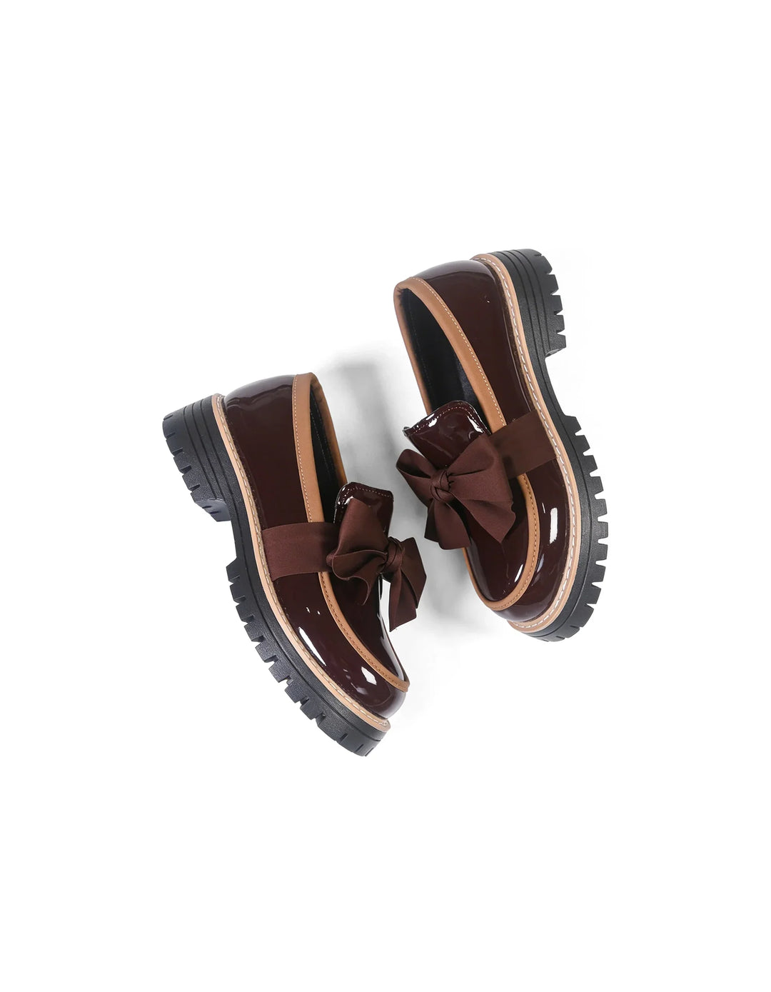 Valerie Bow Plateau Loafers