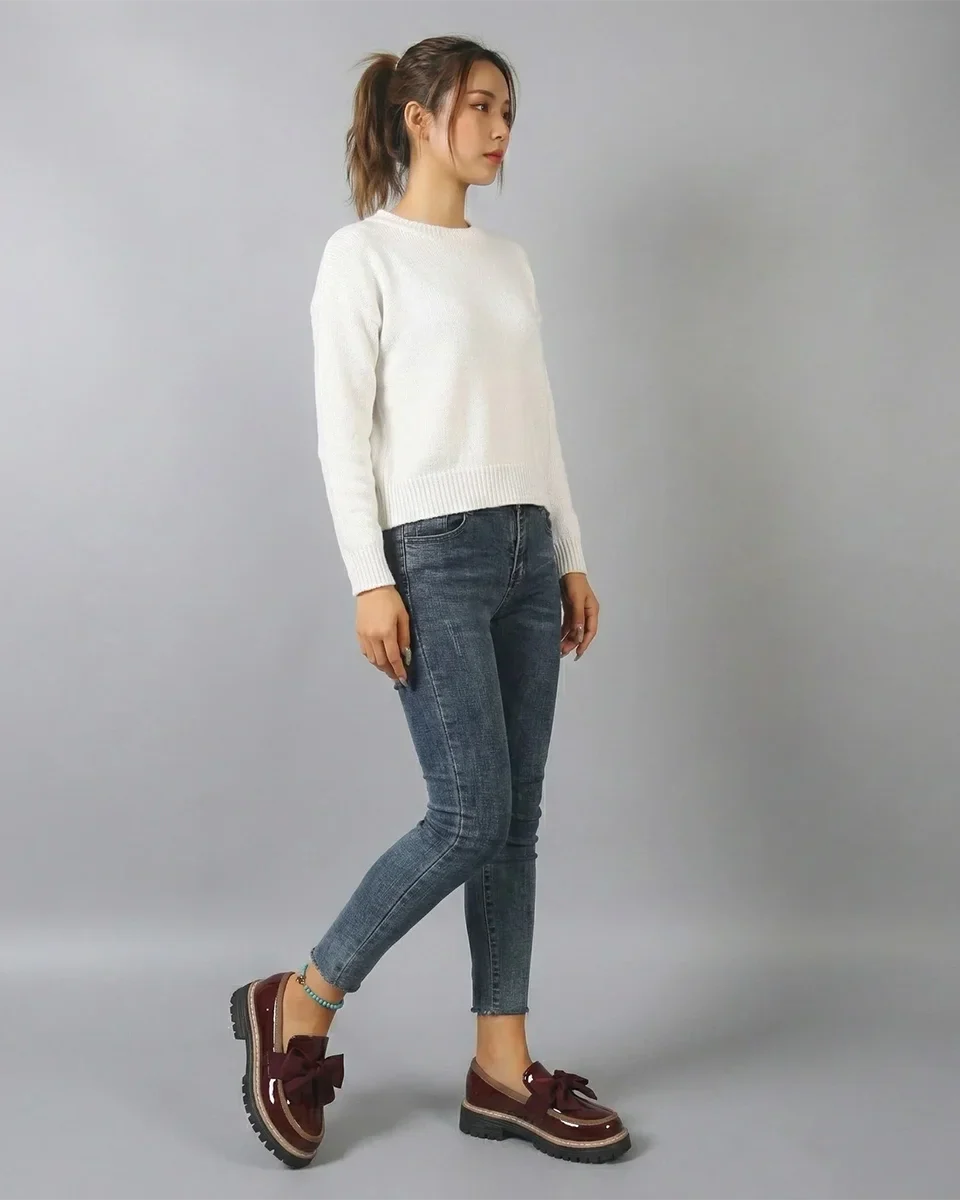 Valerie Bow Plateau Loafers