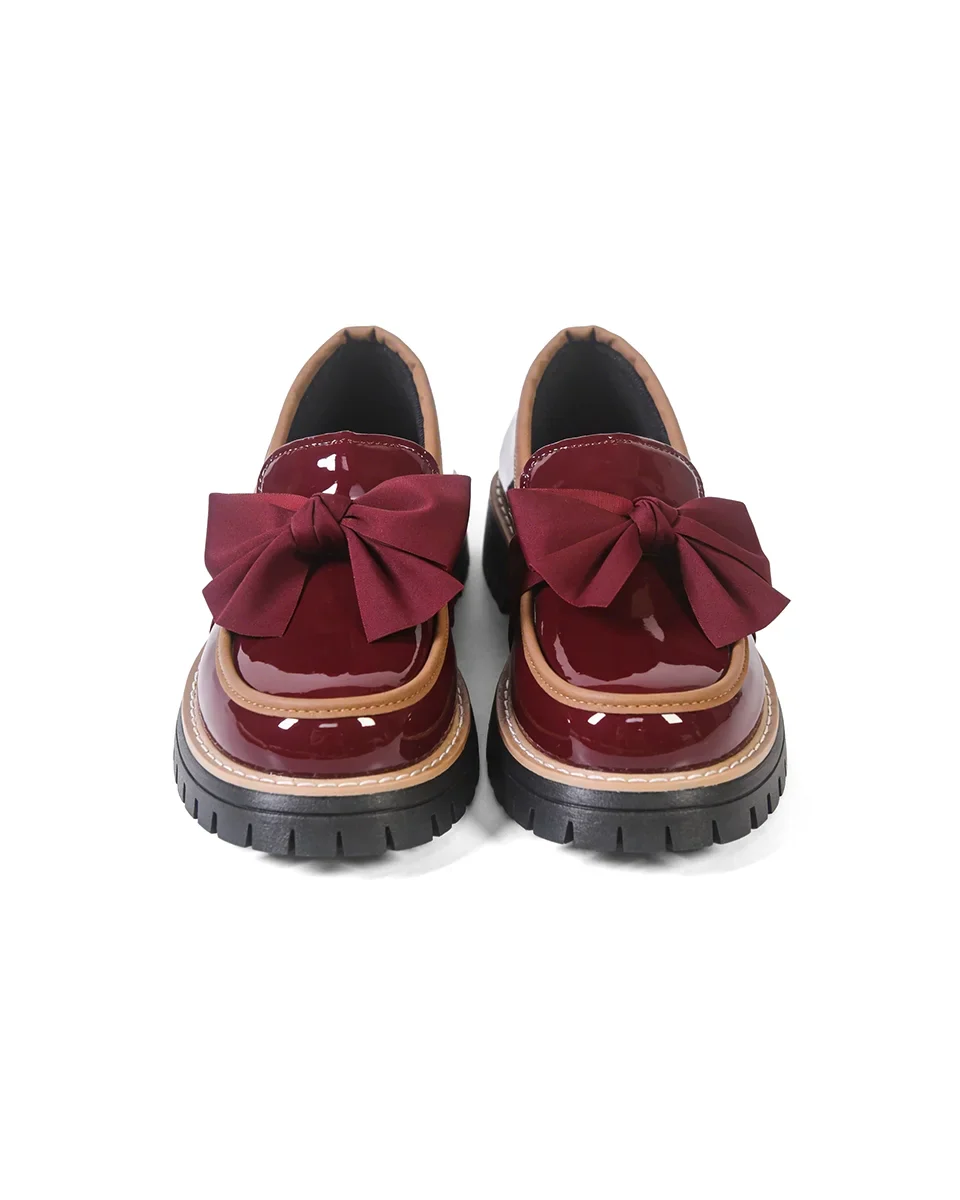 Valerie Bow Plateau Loafers