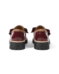 Valerie Bow Plateau Loafers