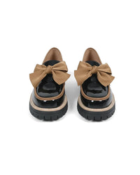 Valerie Bow Plateau Loafers