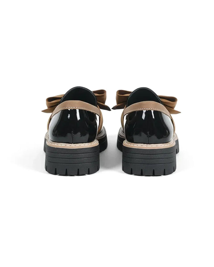 Valerie Bow Plateau Loafers
