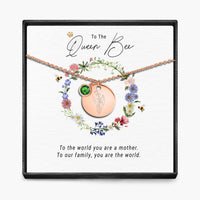 De Koningin Bij - Geboortemaand Hanger Ketting
