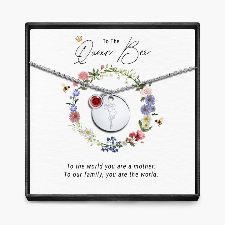 De Koningin Bij - Geboortemaand Hanger Ketting