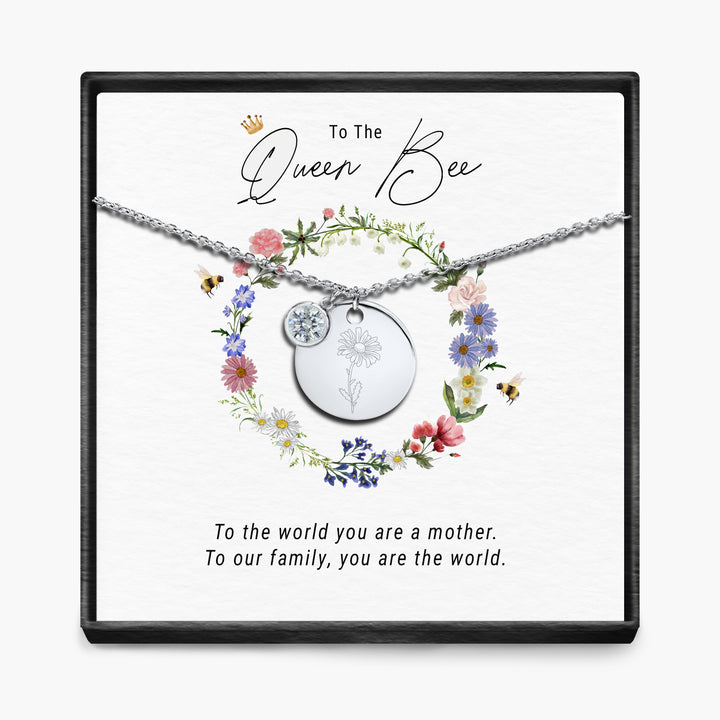 De Koningin Bij - Geboortemaand Hanger Ketting