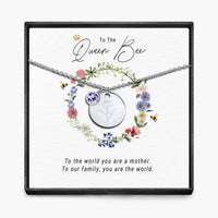 De Koningin Bij - Geboortemaand Hanger Ketting