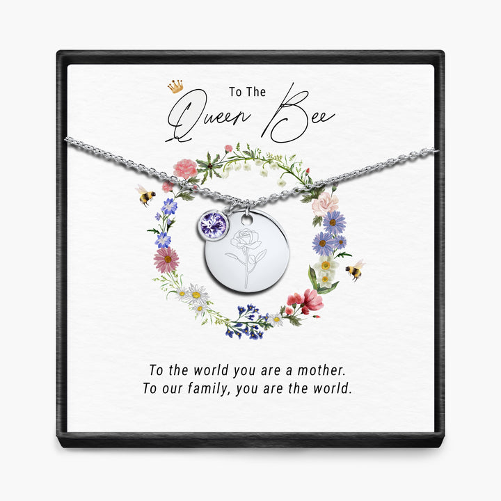 De Koningin Bij - Geboortemaand Hanger Ketting