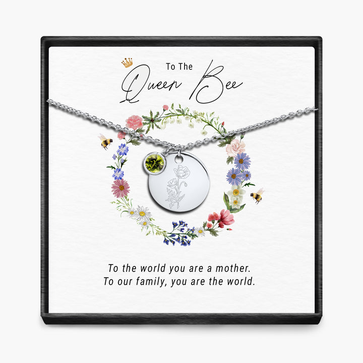 De Koningin Bij - Geboortemaand Hanger Ketting