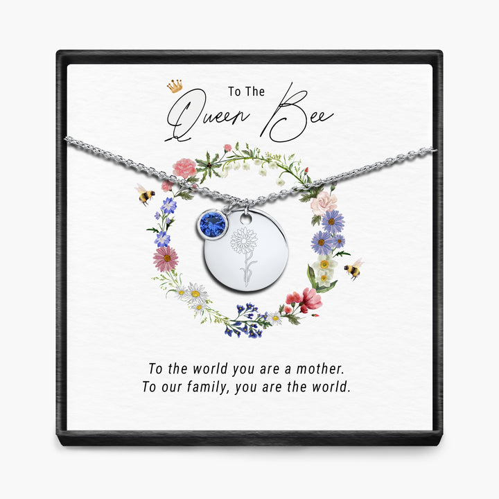 De Koningin Bij - Geboortemaand Hanger Ketting