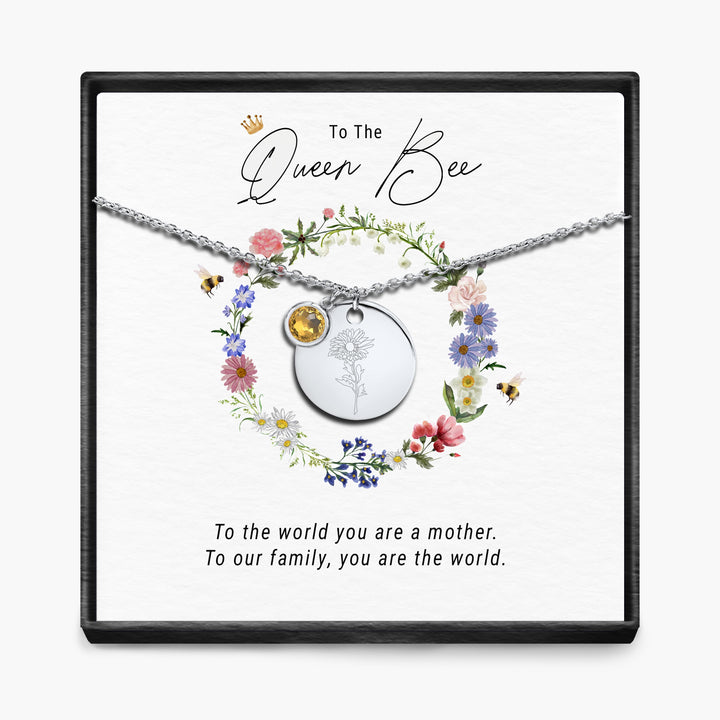 De Koningin Bij - Geboortemaand Hanger Ketting