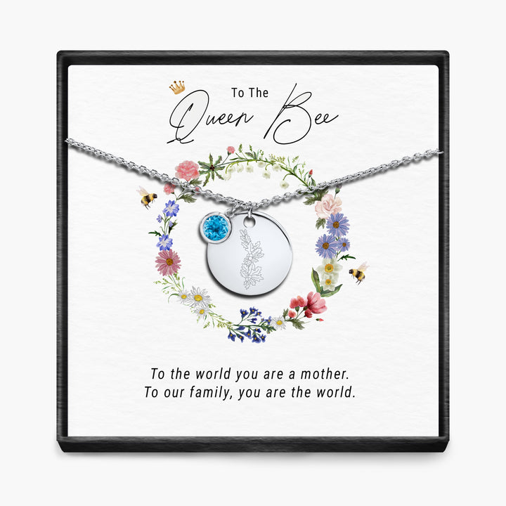 De Koningin Bij - Geboortemaand Hanger Ketting