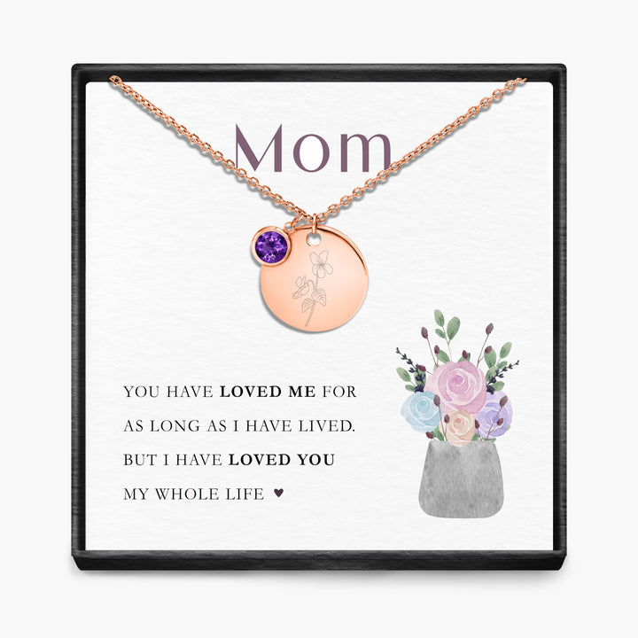 Mijn Hele Leven - Maandsteen Hanger Ketting