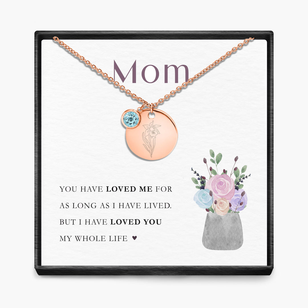 Mijn Hele Leven - Maandsteen Hanger Ketting