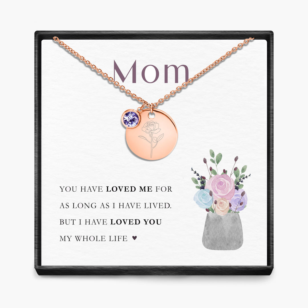 Mijn Hele Leven - Maandsteen Hanger Ketting