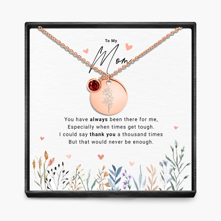 Duizendmaal Dank - Maandsteen Hanger Ketting
