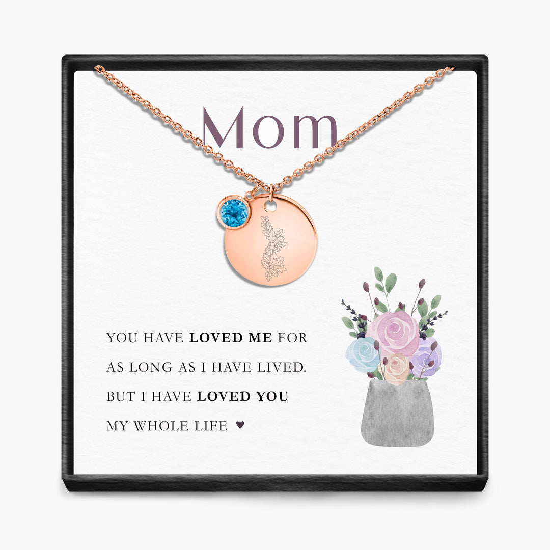 Mijn Hele Leven - Maandsteen Hanger Ketting