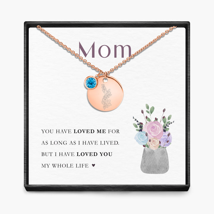Mijn Hele Leven - Maandsteen Hanger Ketting