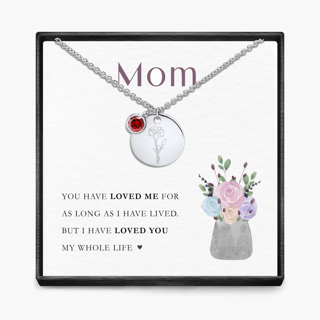 Mijn Hele Leven - Maandsteen Hanger Ketting