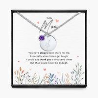 Duizendmaal Dank - Maandsteen Hanger Ketting