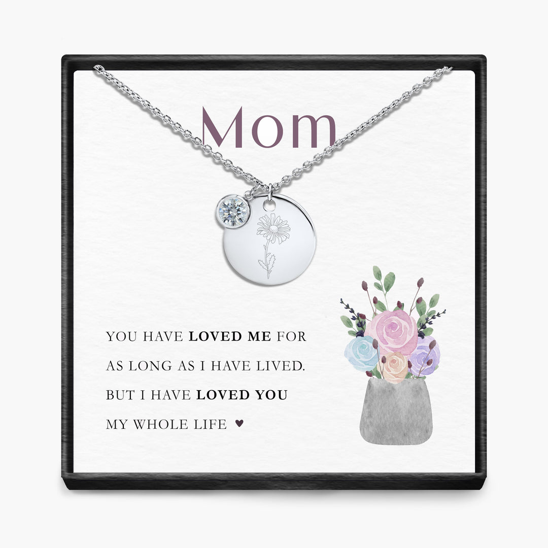 Mijn Hele Leven - Maandsteen Hanger Ketting