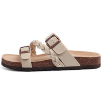 Arden Gevlochten Kurk Comfort Sandalen